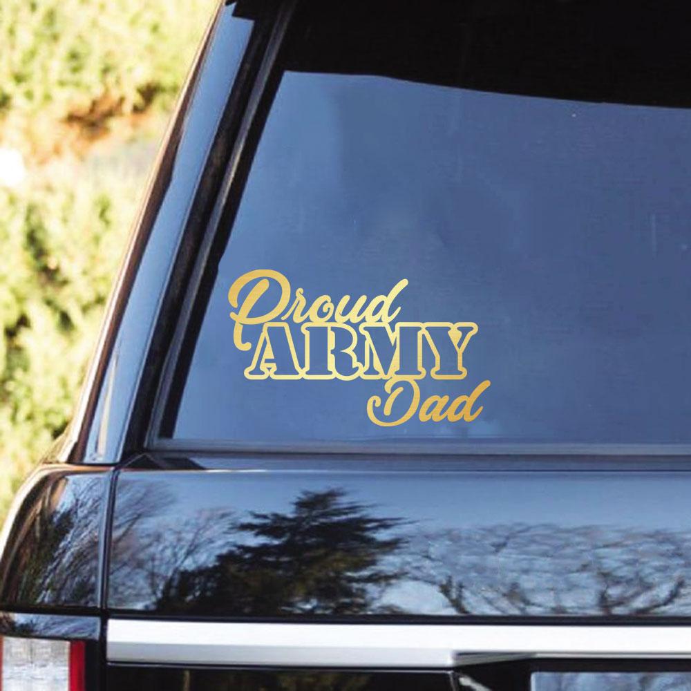 Proud Army Family Clear Stickers-Decal-Army-Logo-Veterans Nation