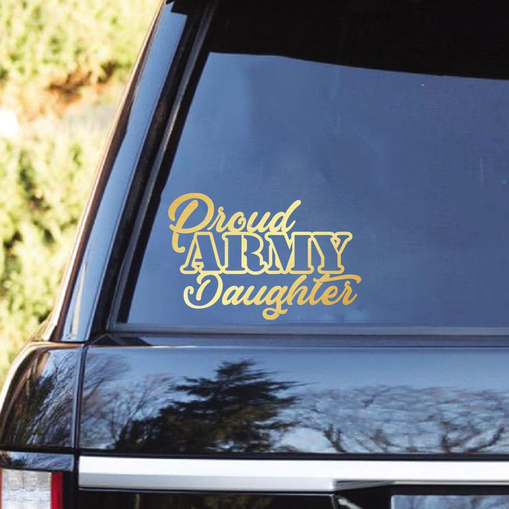 Proud Army Family Clear Stickers-Decal-Army-Logo-Veterans Nation