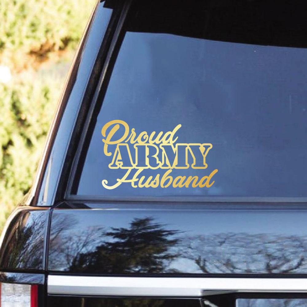 Proud Army Family Clear Stickers-Decal-Army-Logo-Veterans Nation