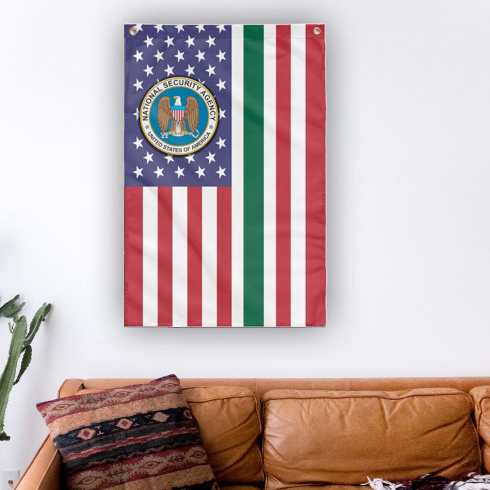 U.S National Security Agency Wall Flag 3x5 ft Single Sided Print-WallFlag-Army-Branch-Veterans Nation