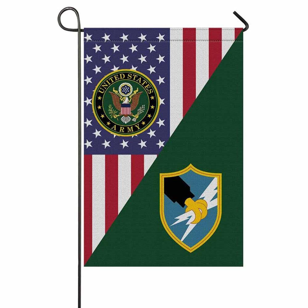 US Army Security Agency Garden Flag/Yard Flag 12 Inch x 18 Inch Twin-Side Printing-GDFlag-Army-Branch-Veterans Nation
