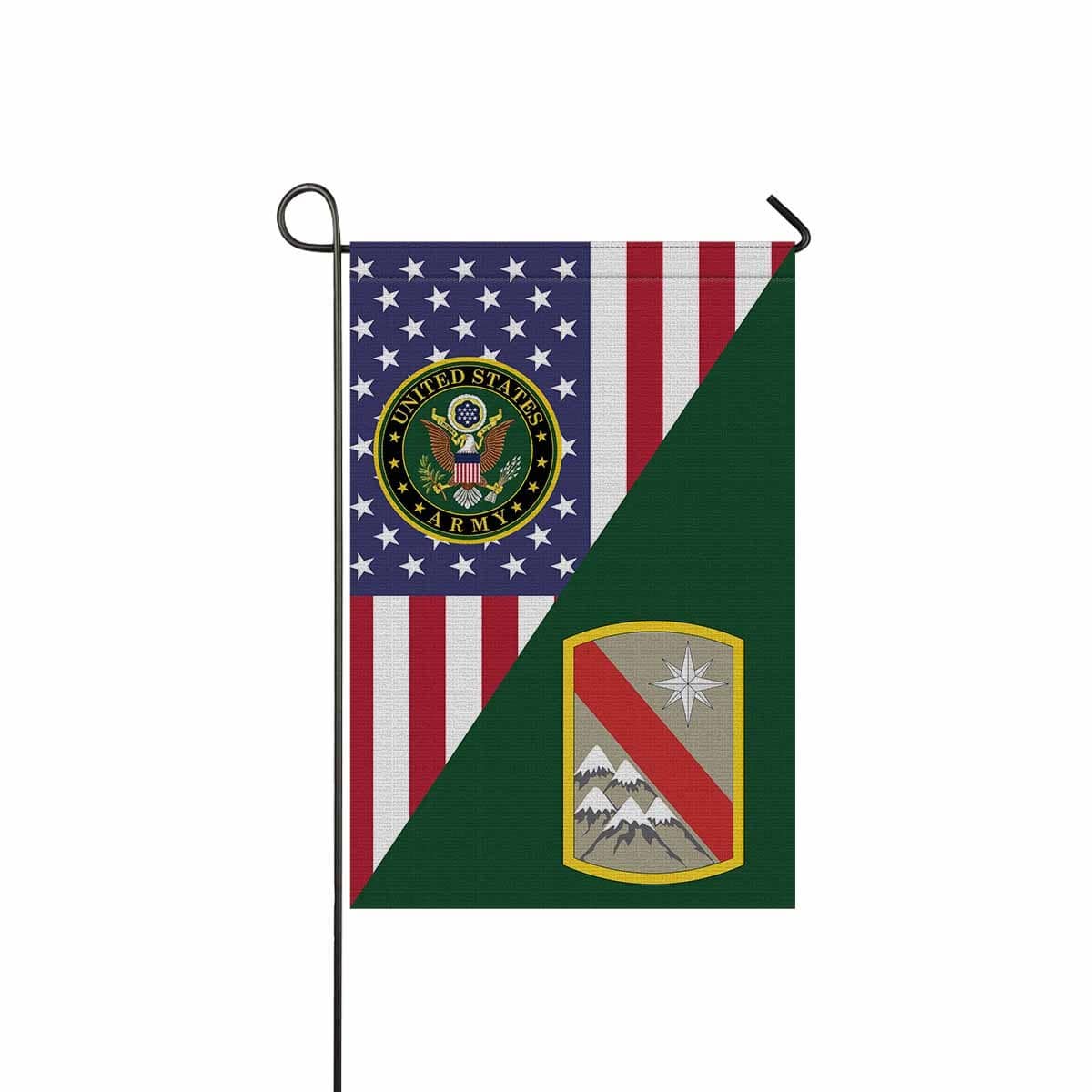 US ARMY 43 SUSTAINMENT BRIGADE Garden Flag/Yard Flag 12 inches x 18 inches Twin-Side Printing-GDFlag-Army-CSIB-Veterans Nation