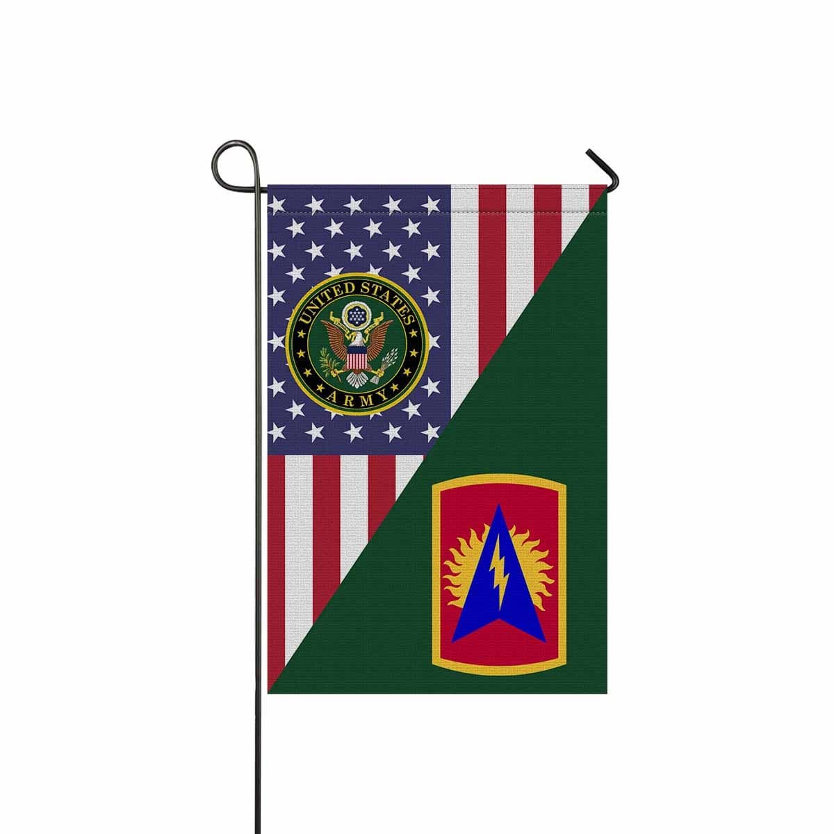US ARMY 164 AIR DEFENSE ARTILLERY Garden Flag/Yard Flag 12 inches x 18 inches Twin-Side Printing-GDFlag-Army-CSIB-Veterans Nation