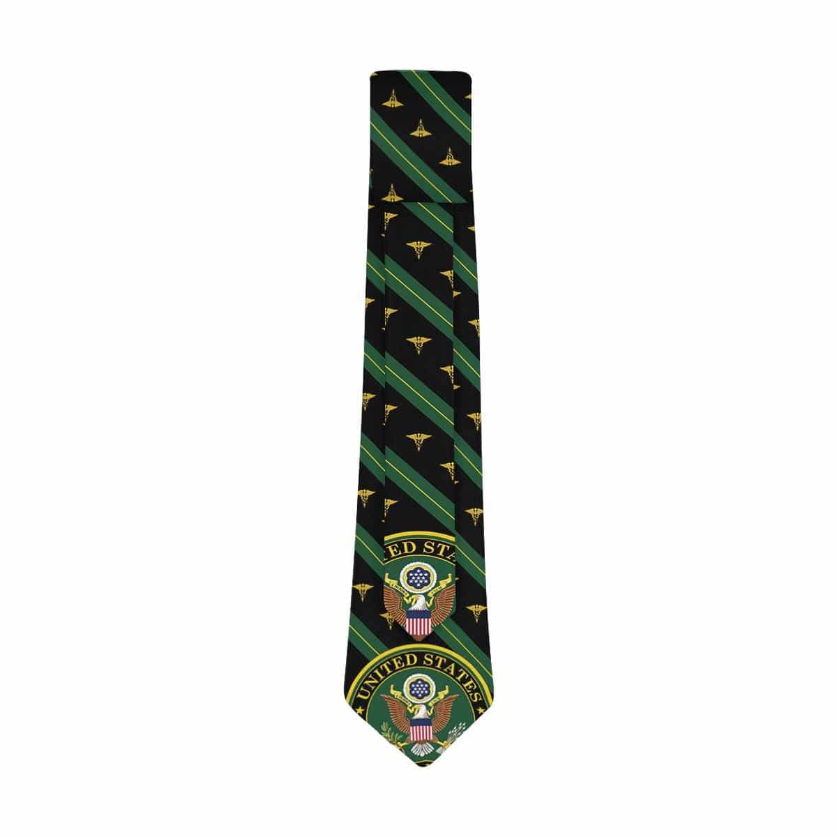 US Army Medical Specialist Corps Classic Necktie (Two Sides)-Necktie-Army-Branch-Veterans Nation