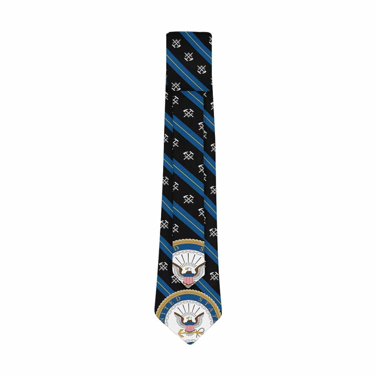 US Navy Hull Maintenance Technician Navy HT Classic Necktie (Two Sides)-Necktie-Navvy-Rate-Veterans Nation