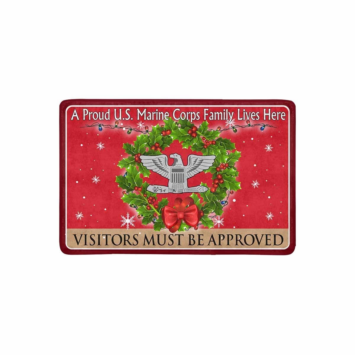 USMC O-6 Colonel O6 Col USMC O6 Field Officer Ranks - Visitors must be approved-Doormat-USMC-Ranks-Veterans Nation