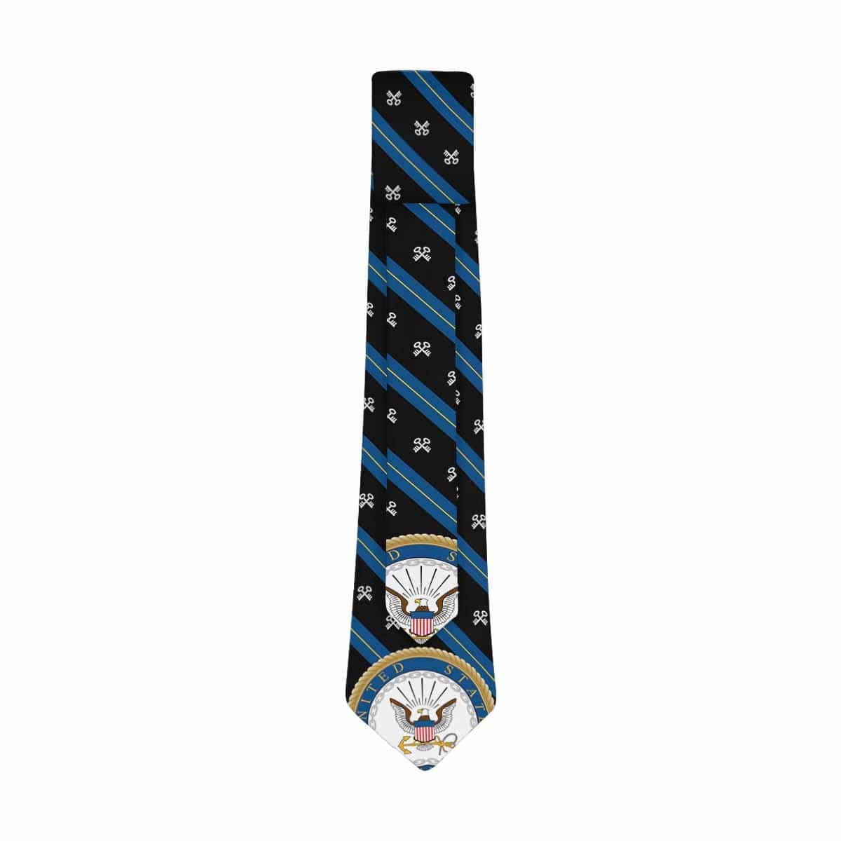 US Navy Storekeeper Navy SK Classic Necktie (Two Sides)-Necktie-Navvy-Rate-Veterans Nation