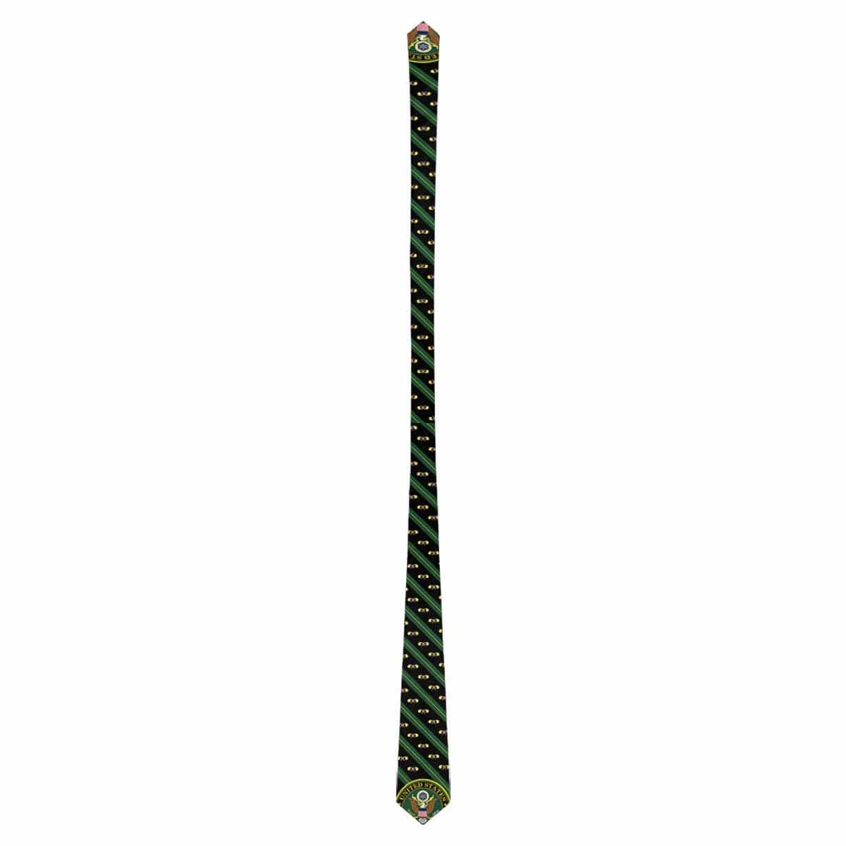 US Army Chemical Corps Classic Necktie (Two Sides)-Necktie-Army-Branch-Veterans Nation
