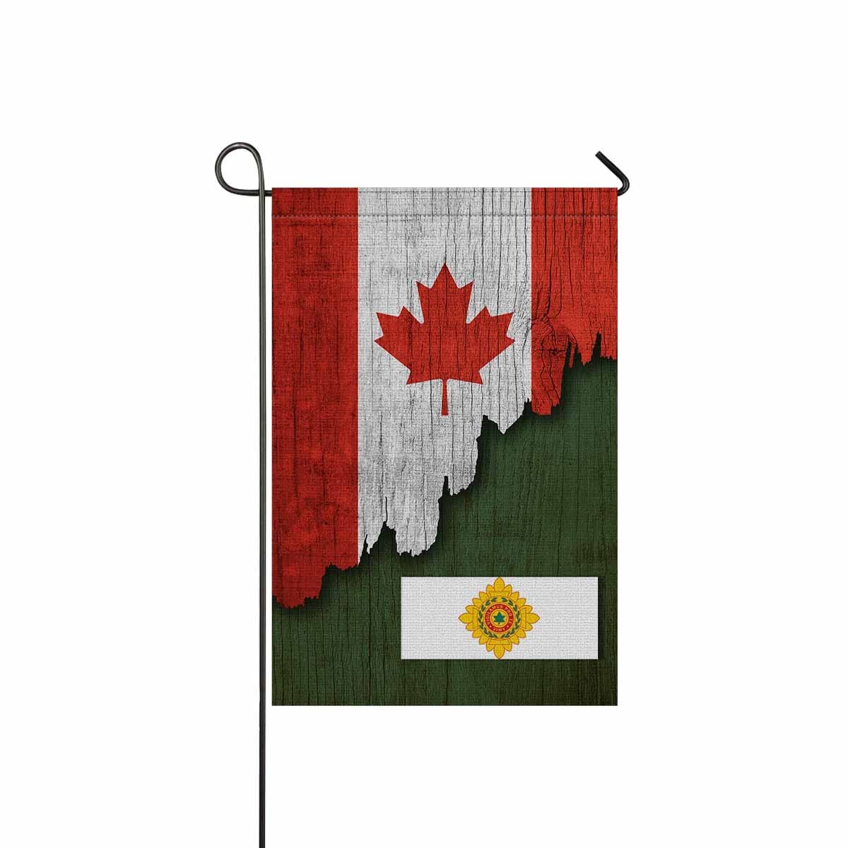 Canadian Army Officer Cadet (OCdt) Garden Flag 12Inch x 18Inch Twin-Side Printing-Garden Flag-Veterans Nation