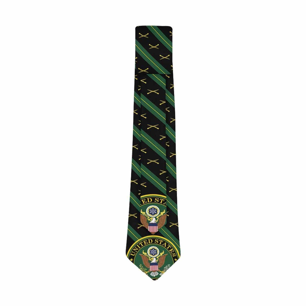 US Army Infantry Classic Necktie (Two Sides)-Necktie-Army-Branch-Veterans Nation