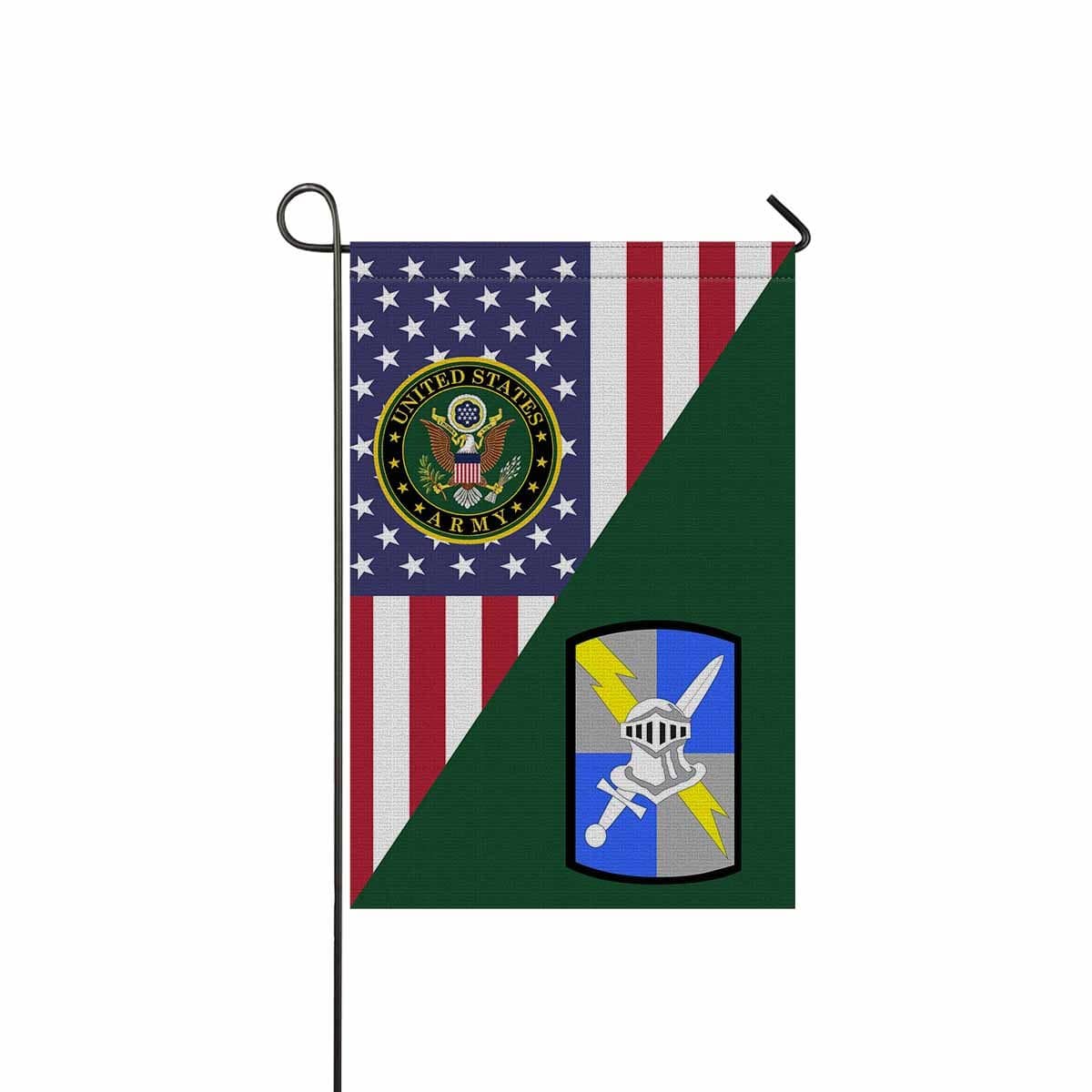 US ARMY 513 MILITARY INTELLIGENCE BRIGADE Garden Flag/Yard Flag 12 inches x 18 inches Twin-Side Printing-GDFlag-Army-CSIB-Veterans Nation
