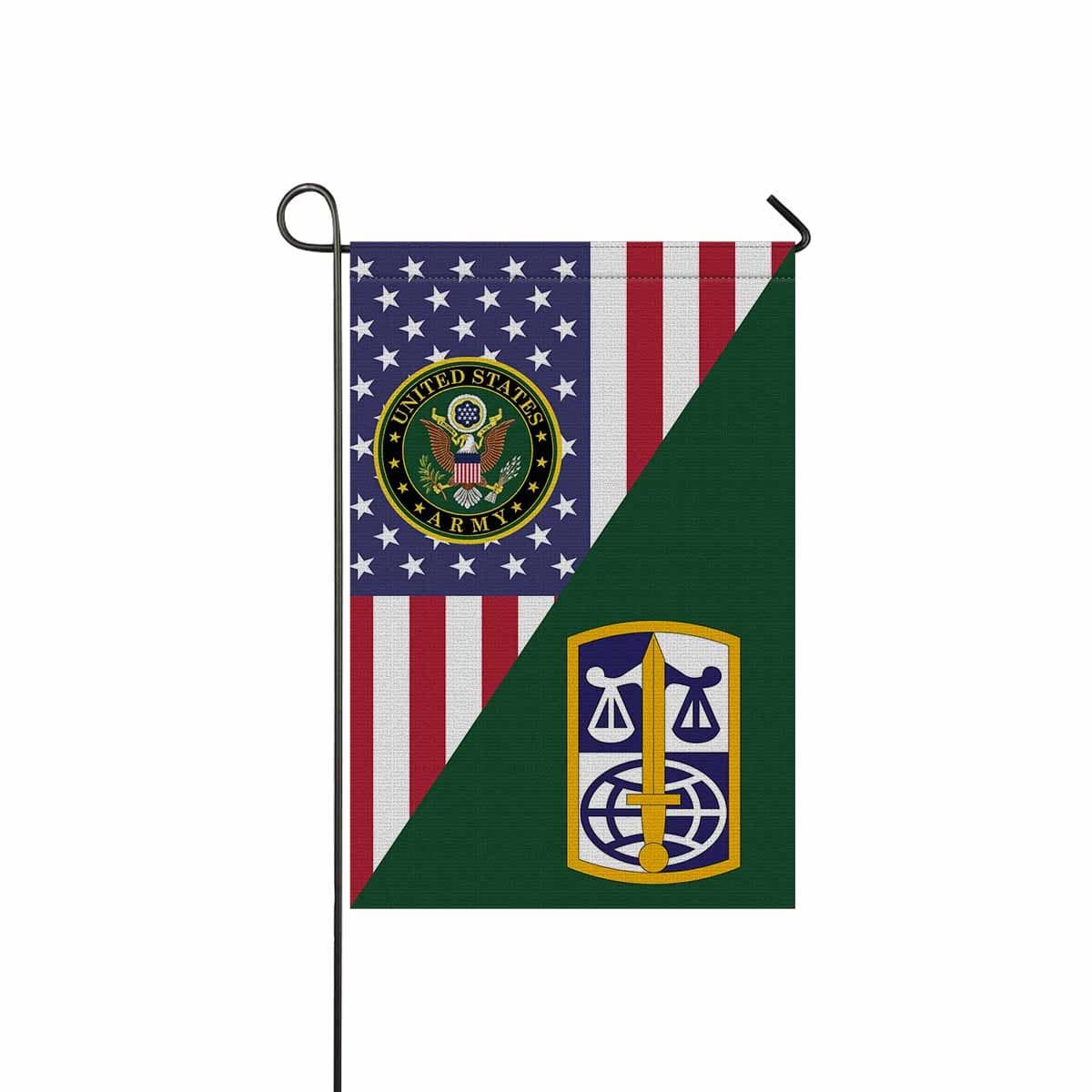 US ARMY CSIB LEGAL SERVICES AGENCY Garden Flag/Yard Flag 12 inches x 18 inches Twin-Side Printing-GDFlag-Army-CSIB-Veterans Nation