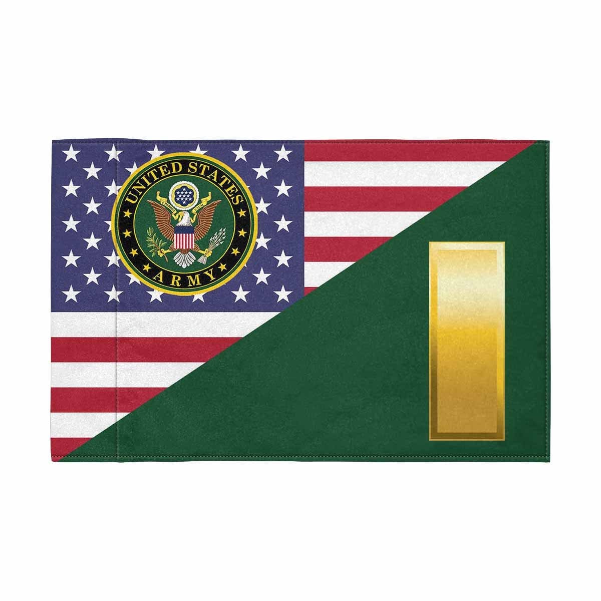 US Army O-1 Motorcycle Flag 9" x 6" Twin-Side Printing D01-Garden Flag-Veterans Nation