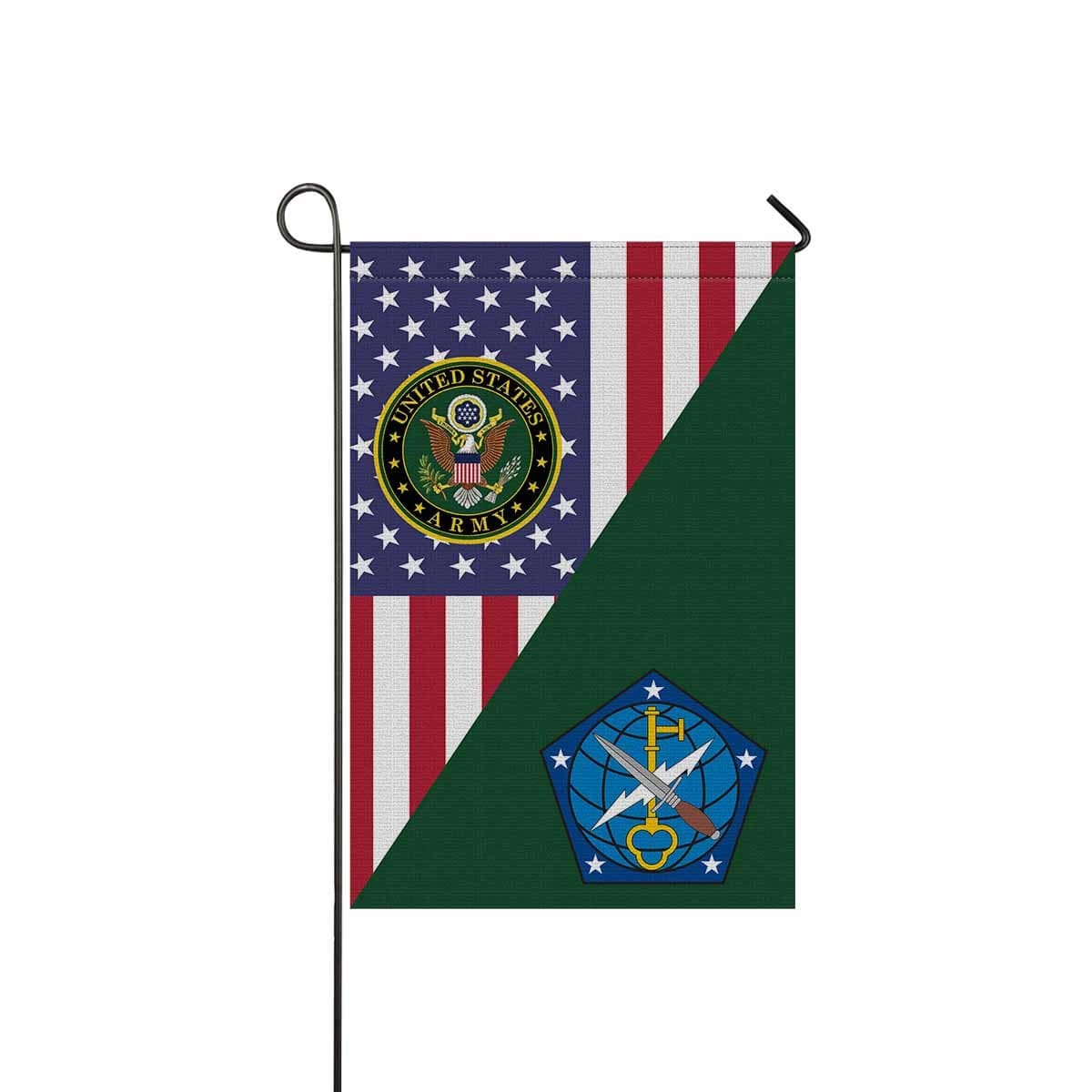 US ARMY 704TH MILITARY INTELLIGENCE BRIGADE Garden Flag/Yard Flag 12 inches x 18 inches Twin-Side Printing-GDFlag-Army-CSIB-Veterans Nation