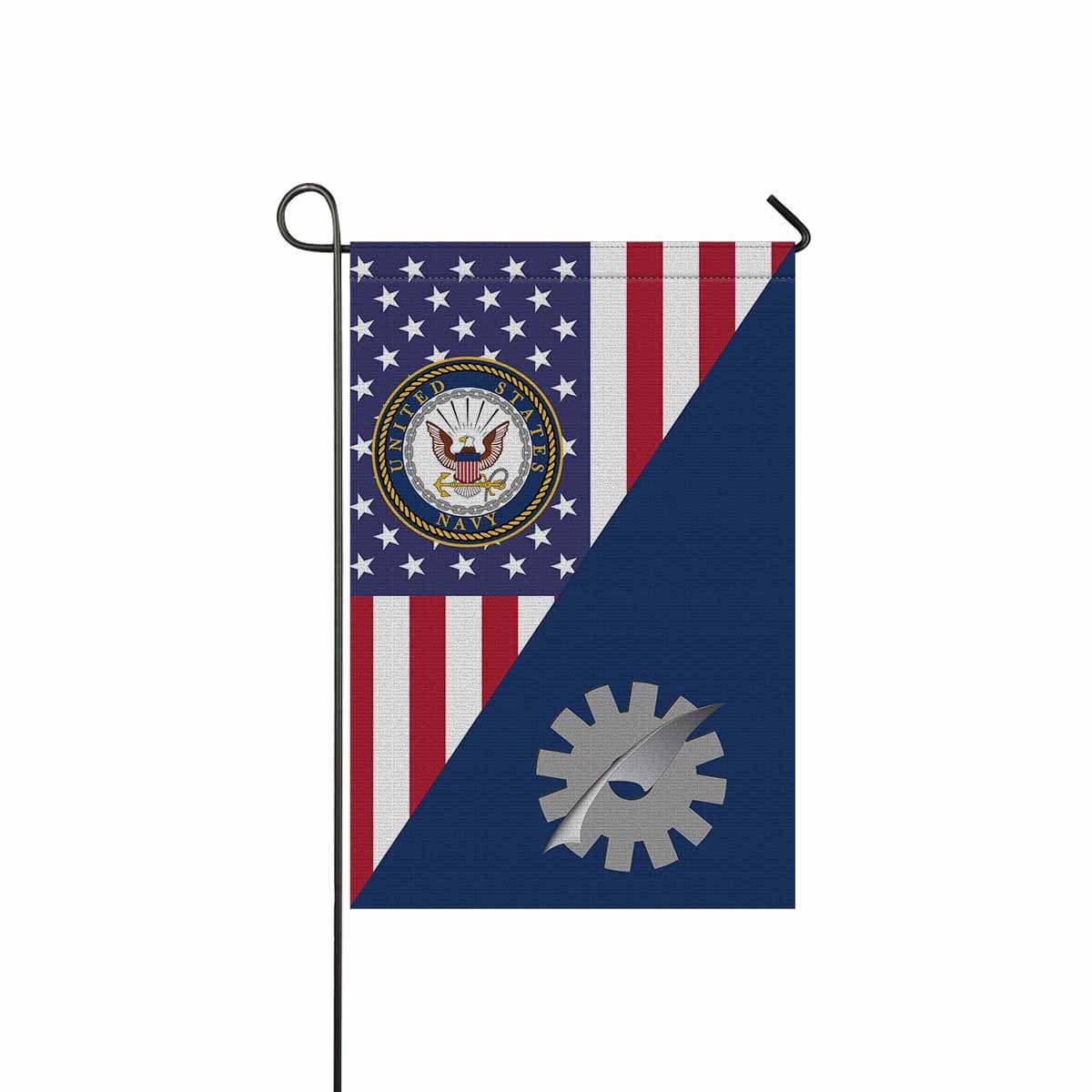 US Navy Data Processing Technician Navy DP Garden Flag/Yard Flag 12 inches x 18 inches Twin-Side Printing-GDFlag-Navy-Rate-Veterans Nation