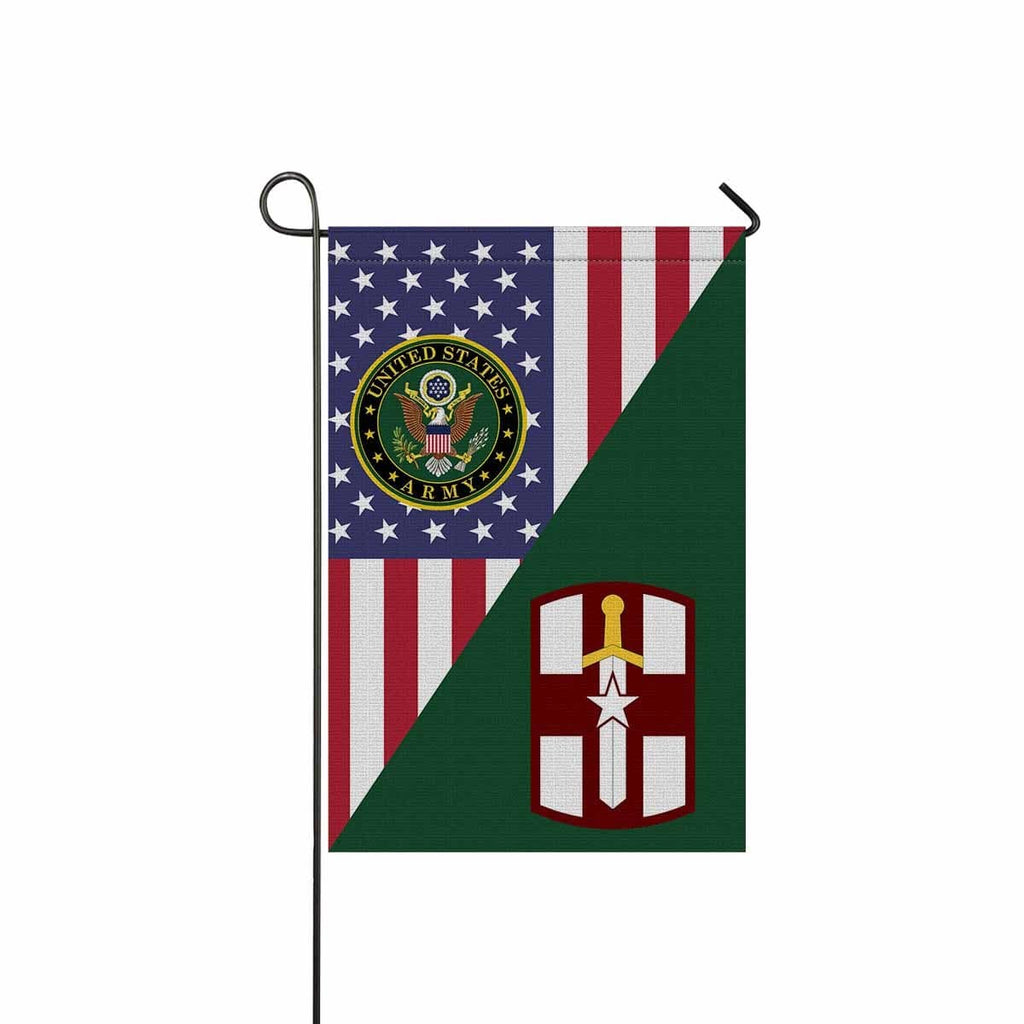 US ARMY 807TH MEDICAL COMMAND Garden Flag/Yard Flag 12 inches x 18 inches Twin-Side Printing-GDFlag-Army-CSIB-Veterans Nation