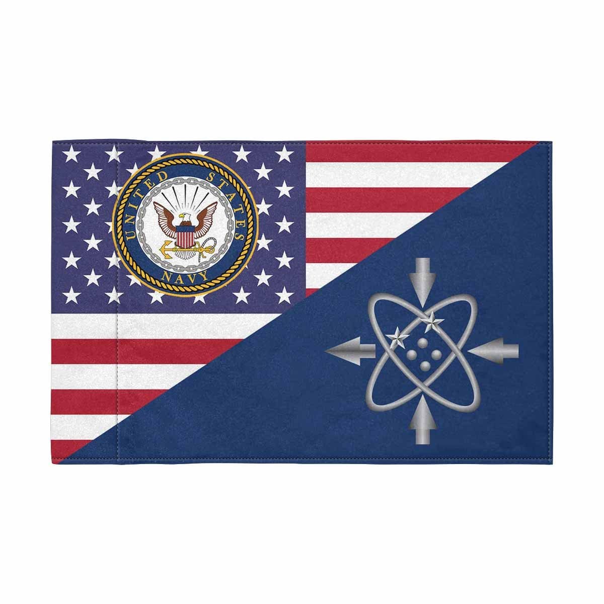 US Navy Data systems technician Navy DS Motorcycle Flag 9" x 6" Twin-Side Printing D01-MotorcycleFlag-Navy-Veterans Nation