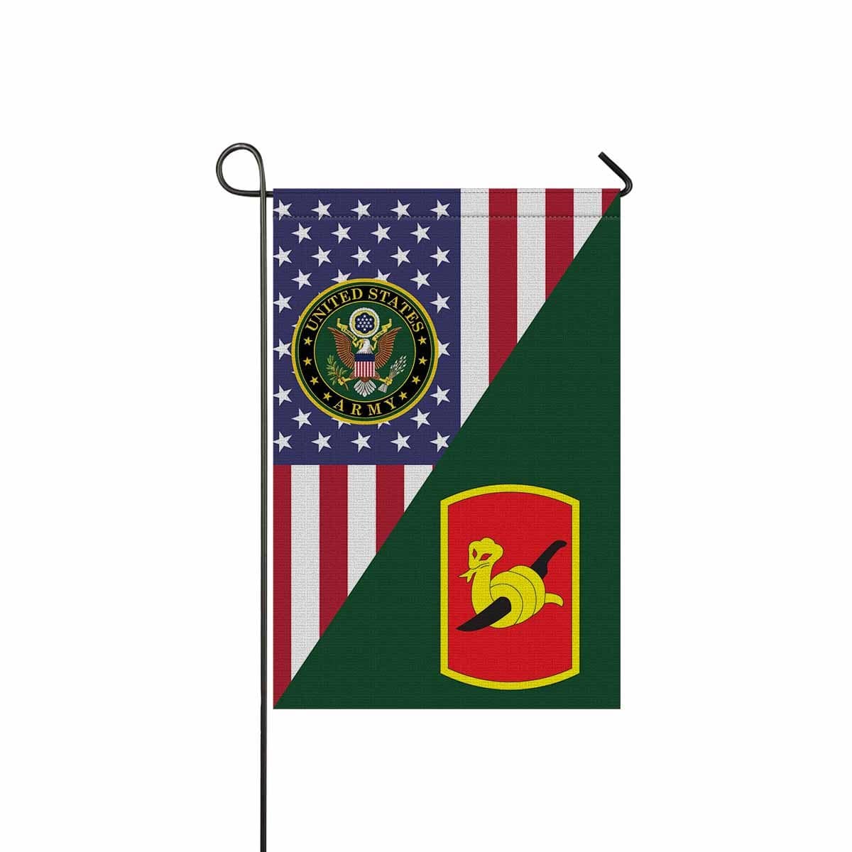 US ARMY 153RD FIELD ARTILLERY BRIGADE Garden Flag/Yard Flag 12 inches x 18 inches Twin-Side Printing-GDFlag-Army-CSIB-Veterans Nation