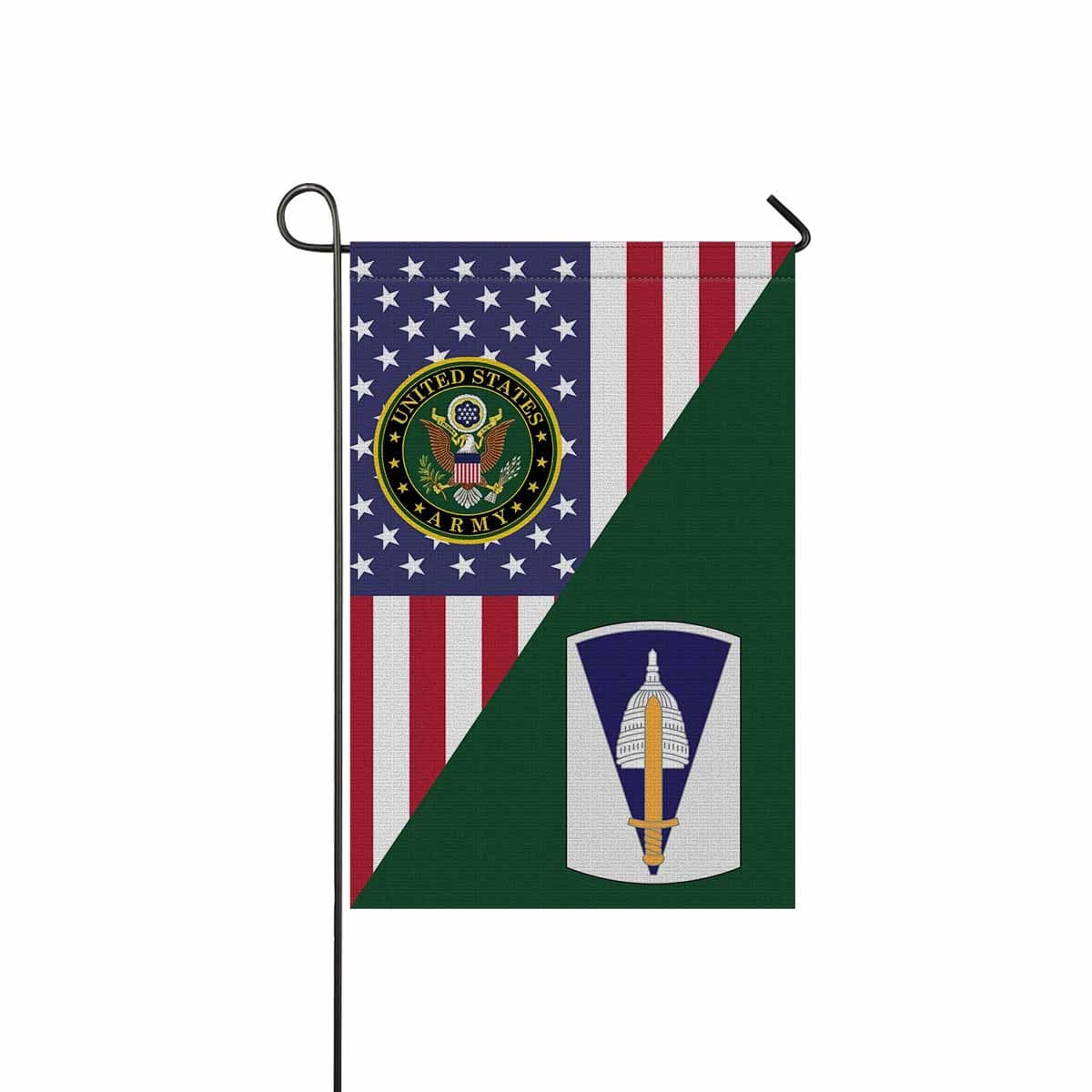 US ARMY 354TH CIVIL AFFAIRS BRIGADE Garden Flag/Yard Flag 12 inches x 18 inches Twin-Side Printing-GDFlag-Army-CSIB-Veterans Nation