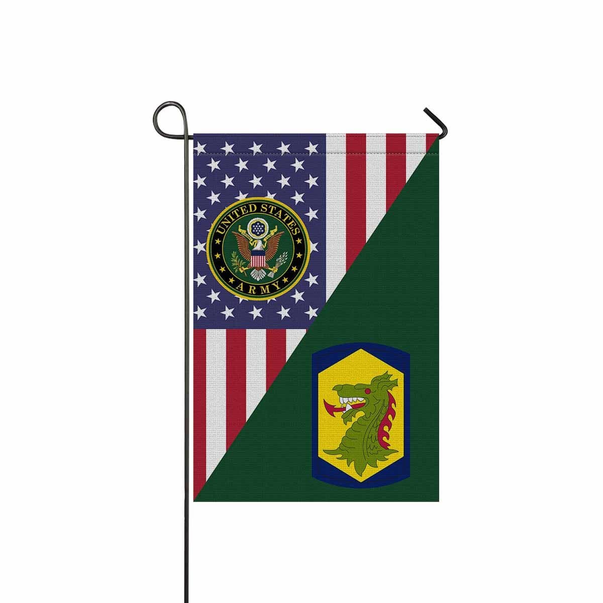 US ARMY 404 MANEUVER ENHANCEMENT BRIGADE Garden Flag/Yard Flag 12 inches x 18 inches Twin-Side Printing-GDFlag-Army-CSIB-Veterans Nation