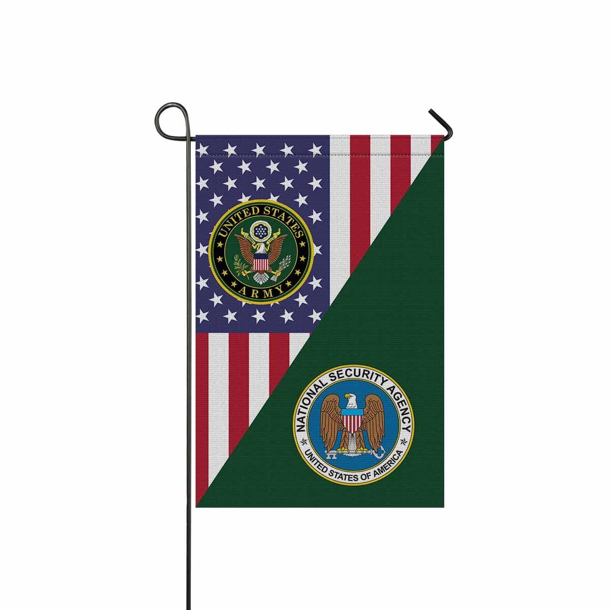 U.S National Security Agency Garden Flag/Yard Flag 12 Inch x 18 Inch Twin-Side Printing-GDFlag-Army-Branch-Veterans Nation