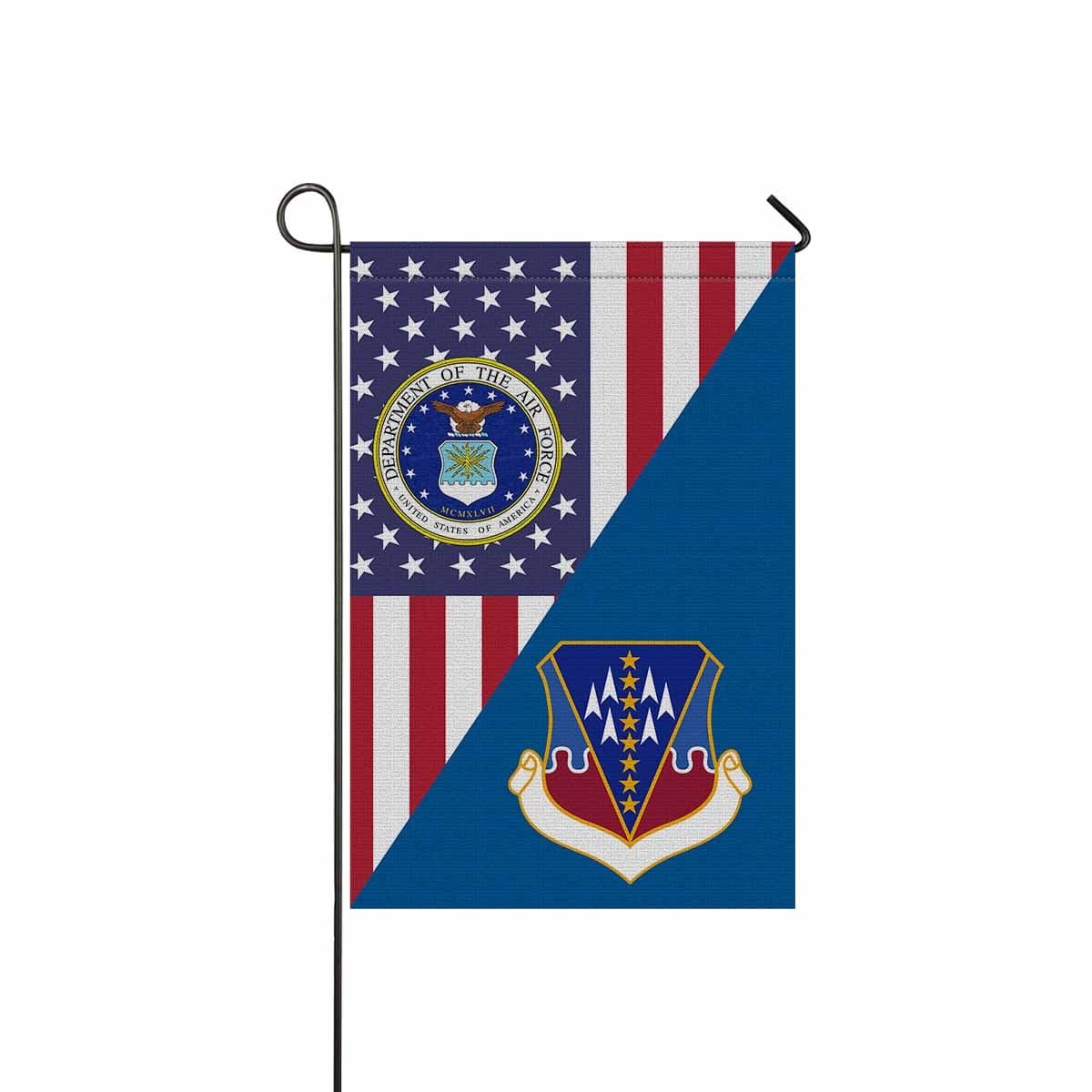 US Air Force 833d Air Division Garden Flag/Yard Flag 12 inches x 18 inches Twin-Side Printing-GDFlag-USAF-AirDivision-Veterans Nation