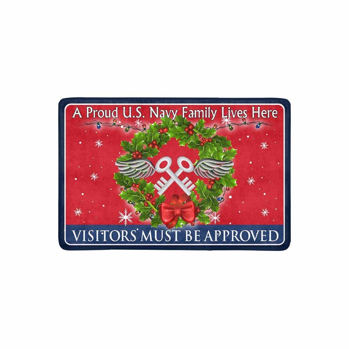 US Navy Aviation Storekeeper Navy AK - Visitors must be approved-Doormat-Navy-Rate-Veterans Nation