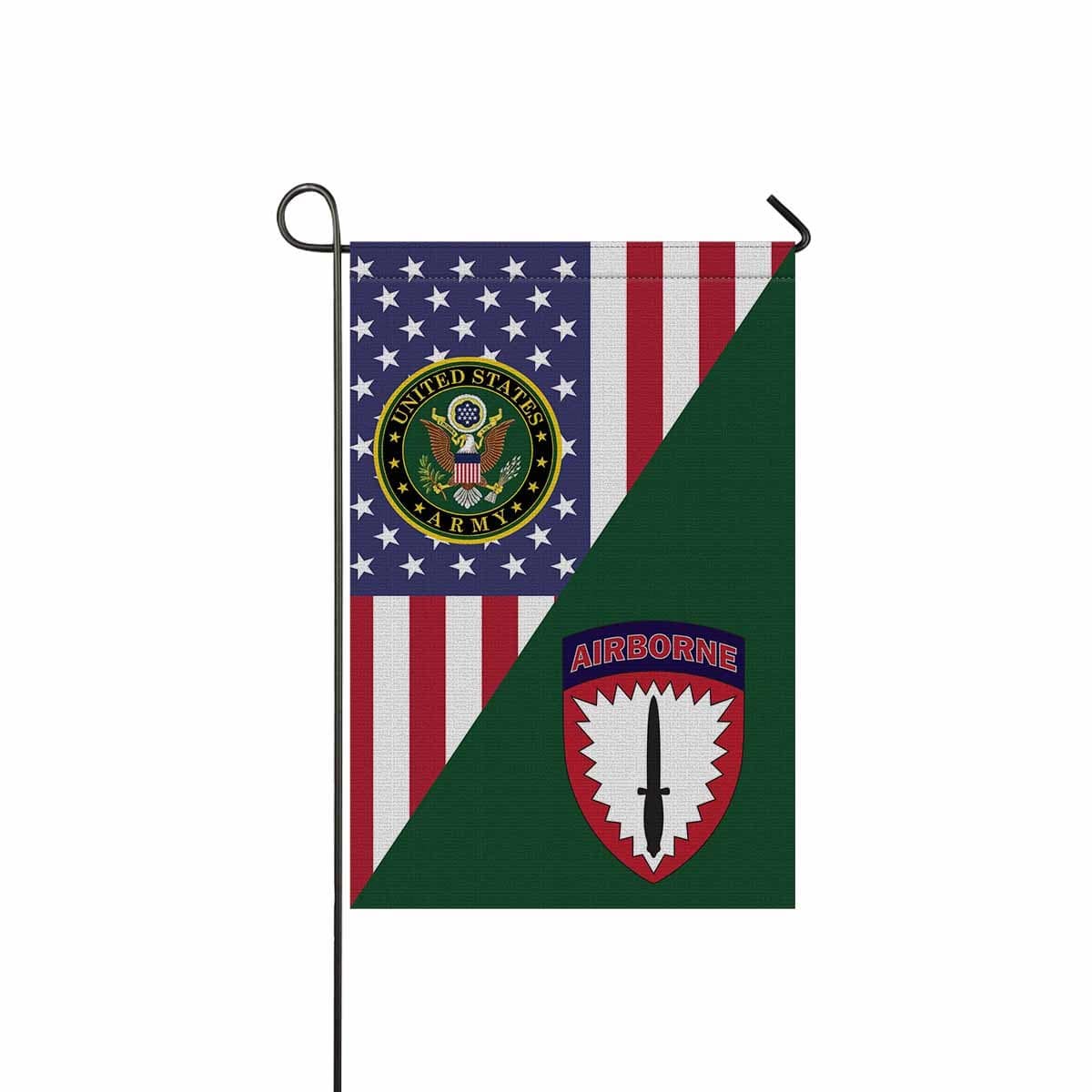 US ARMY SPECIAL OPERATIONS COMMAND EUROPE Garden Flag/Yard Flag 12 inches x 18 inches Twin-Side Printing-GDFlag-Army-CSIB-Veterans Nation