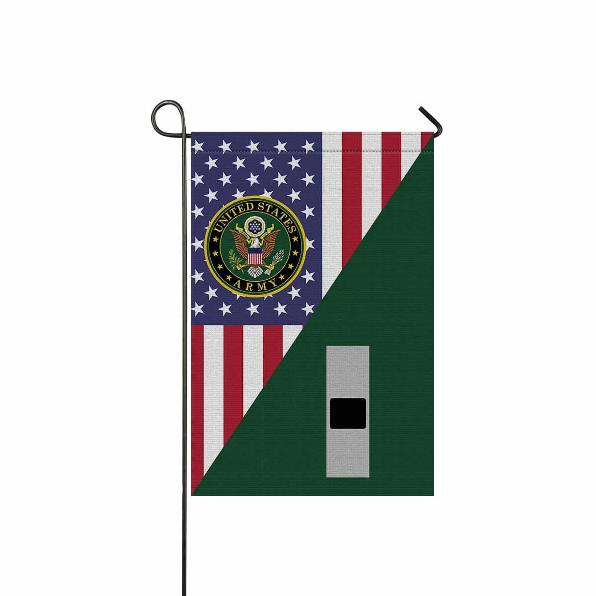 US Army W-1 Warrant Officer 1 W1 WO1 Warrant Officer Garden Flag/Yard Flag 12 Inch x 18 Inch Twin-Side Printing-GDFlag-Army-Ranks-Veterans Nation