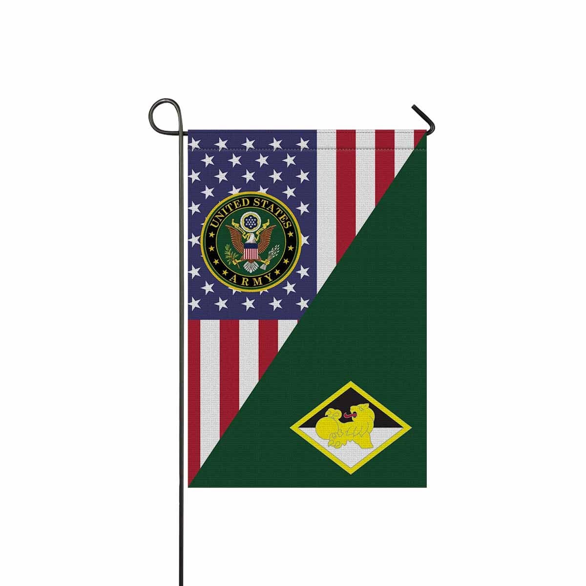 US ARMY 266TH FINANCE COMMAND Garden Flag/Yard Flag 12 inches x 18 inches Twin-Side Printing-GDFlag-Army-CSIB-Veterans Nation