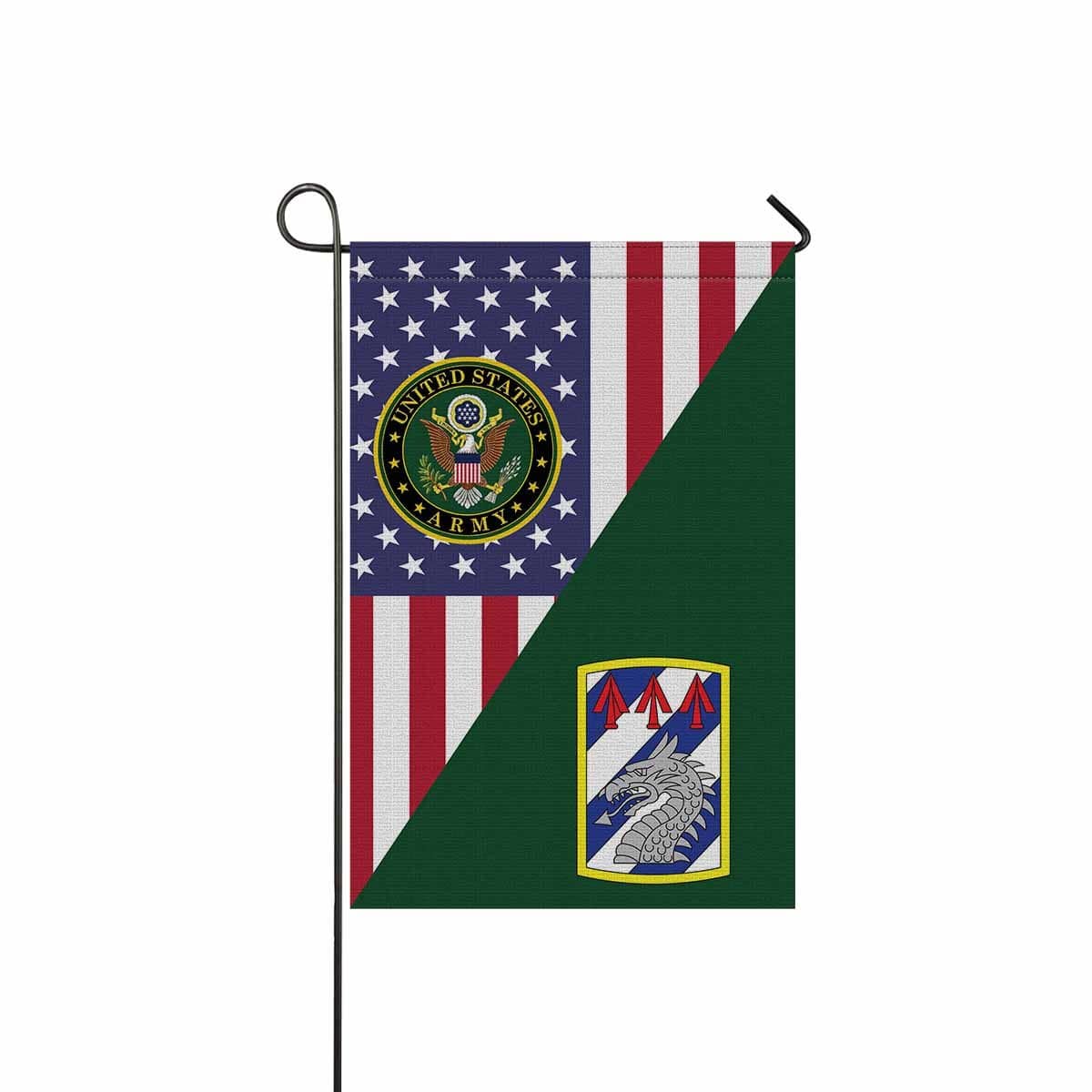 US ARMY 3RD SUSTAINMENT BRIGADE Garden Flag/Yard Flag 12 inches x 18 inches Twin-Side Printing-GDFlag-Army-CSIB-Veterans Nation