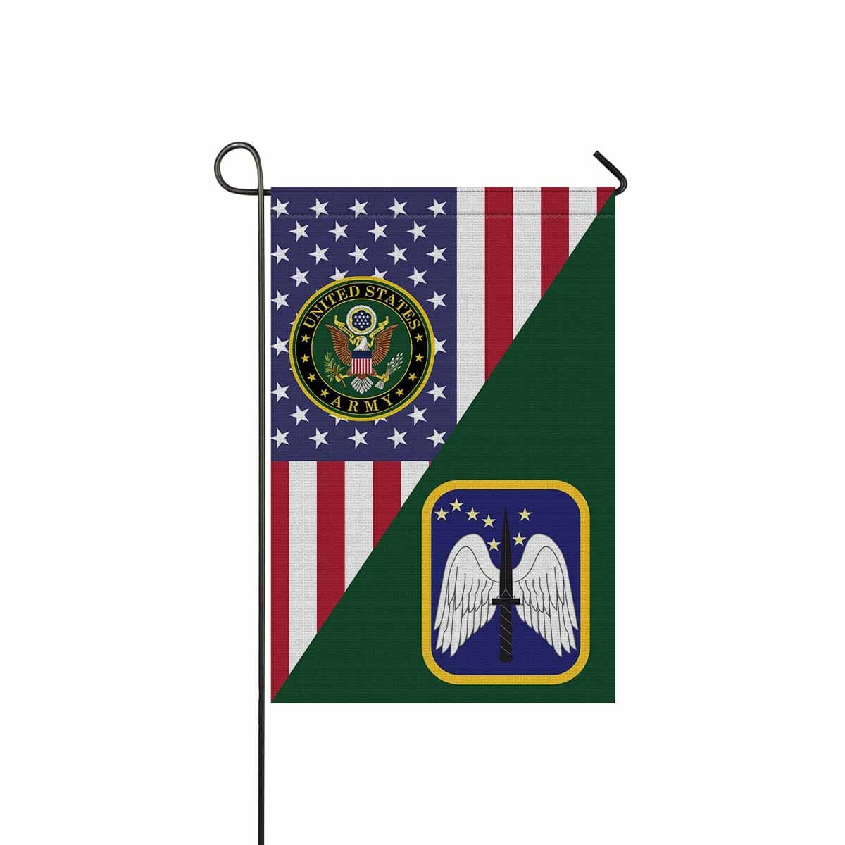 US ARMY 16TH AVIATION BRIGADE Garden Flag/Yard Flag 12 inches x 18 inches Twin-Side Printing-GDFlag-Army-CSIB-Veterans Nation