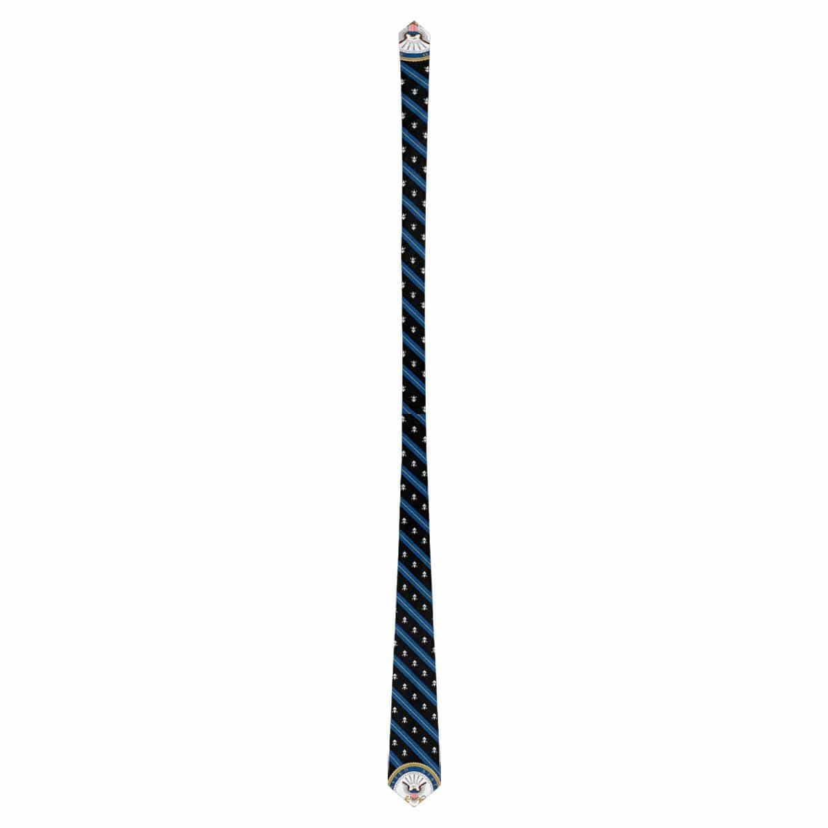 US Navy Builder Navy BU Classic Necktie (Two Sides)-Necktie-Navvy-Rate-Veterans Nation