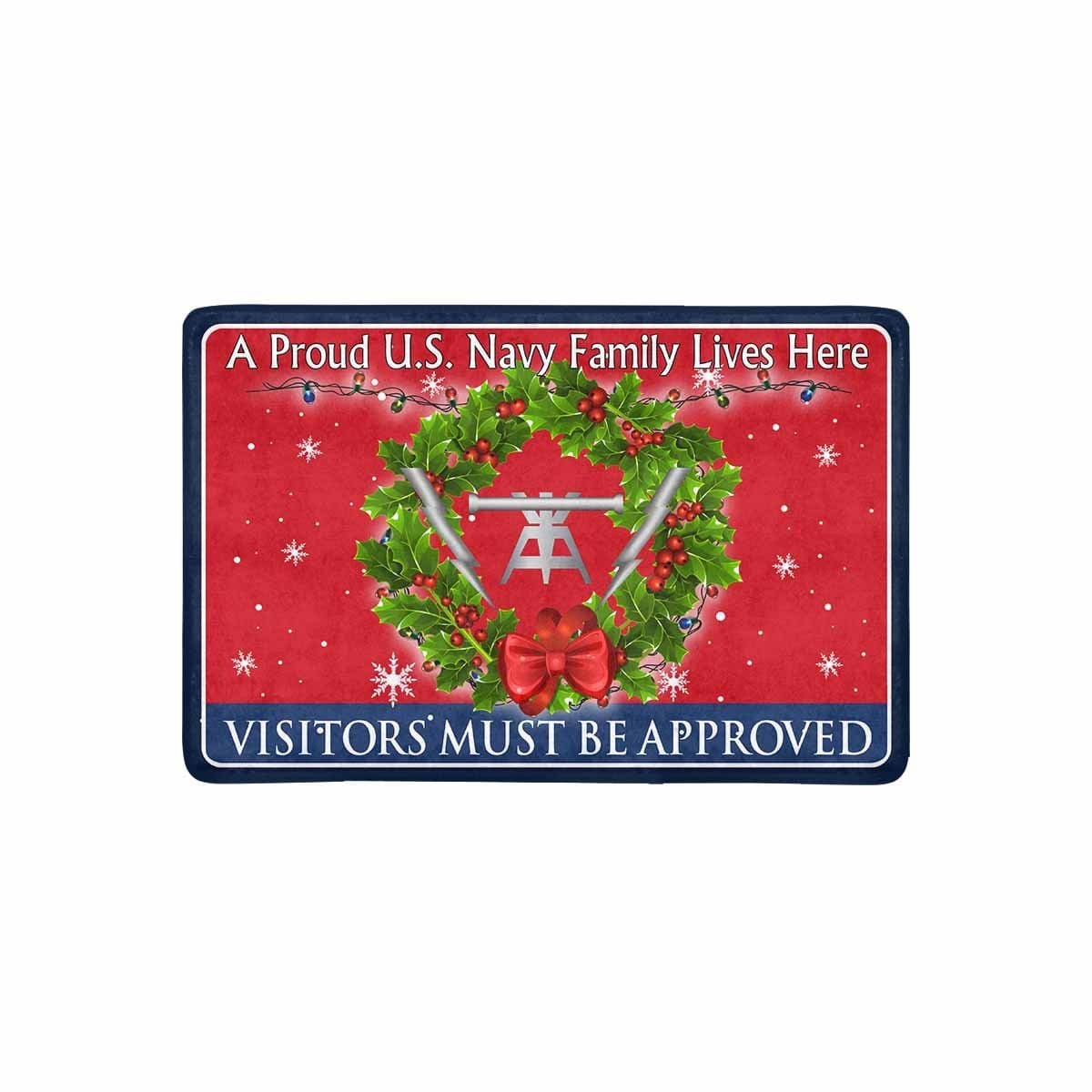 US Navy Fire Controlman Navy FC - Visitors must be approved-Doormat-Navy-Rate-Veterans Nation