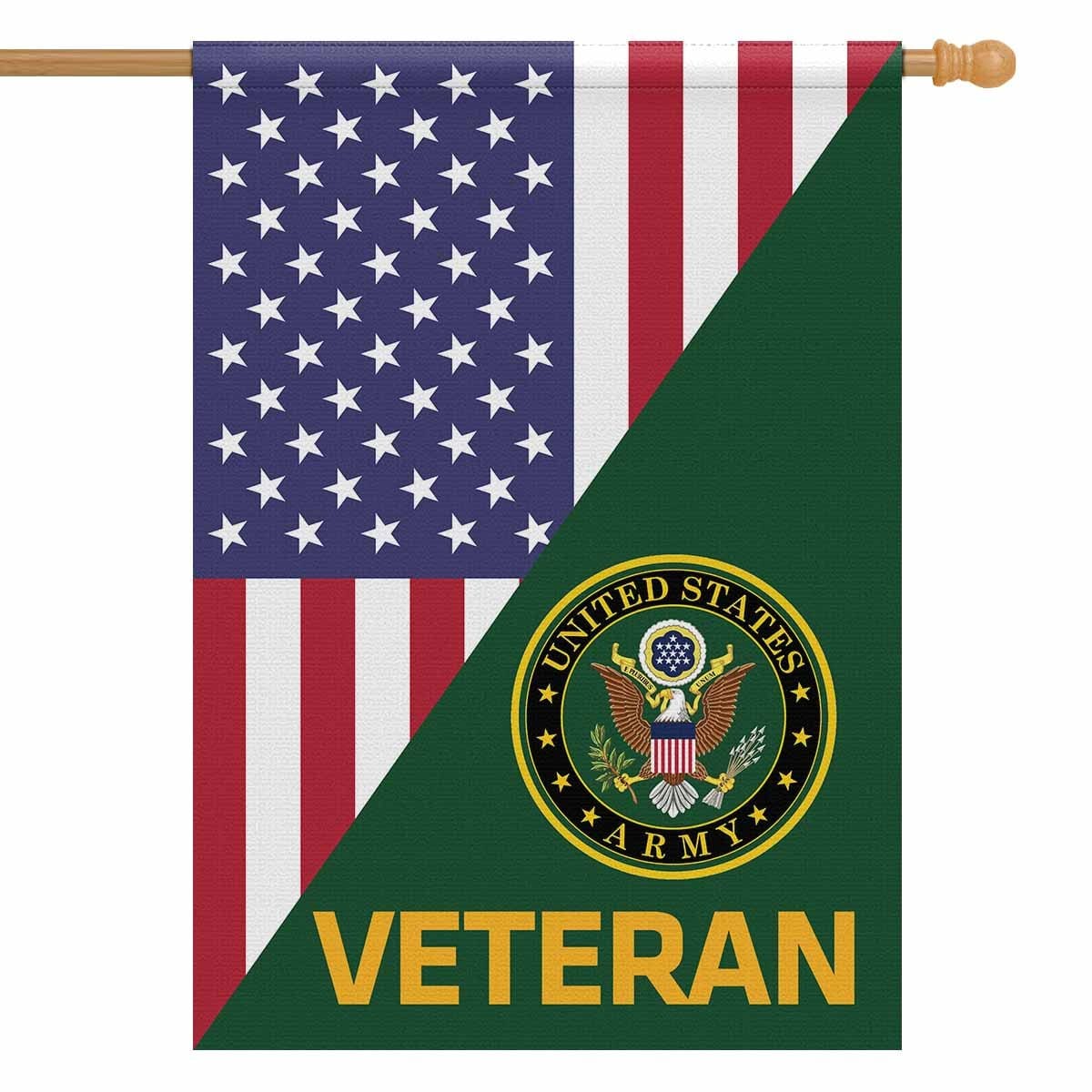 US Army Logo House Flag 28 inches x 40 inches Twin-Side Printing-HouseFlag-Army-Logo-Veterans Nation
