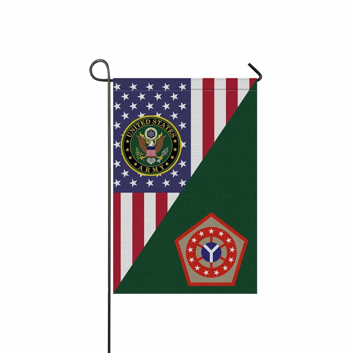 US ARMY 108 SUSTAINMENT BRIGADE Garden Flag/Yard Flag 12 inches x 18 inches Twin-Side Printing-GDFlag-Army-CSIB-Veterans Nation