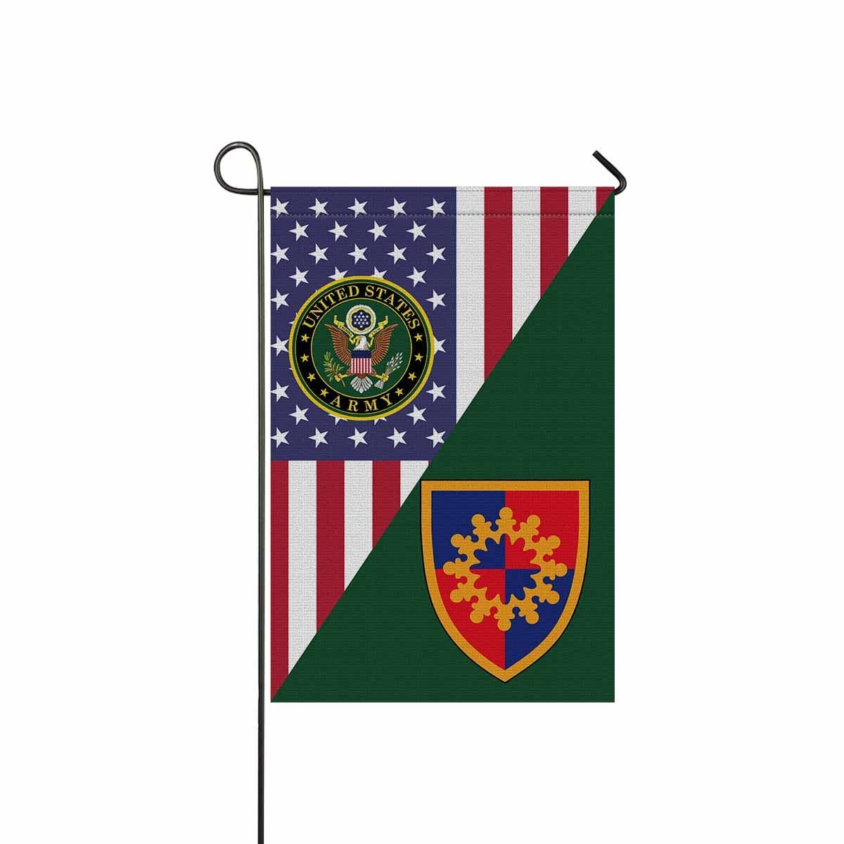 US ARMY 149TH MANEUVER ENHANCEMENT BRIGADE Garden Flag/Yard Flag 12 inches x 18 inches Twin-Side Printing-GDFlag-Army-CSIB-Veterans Nation