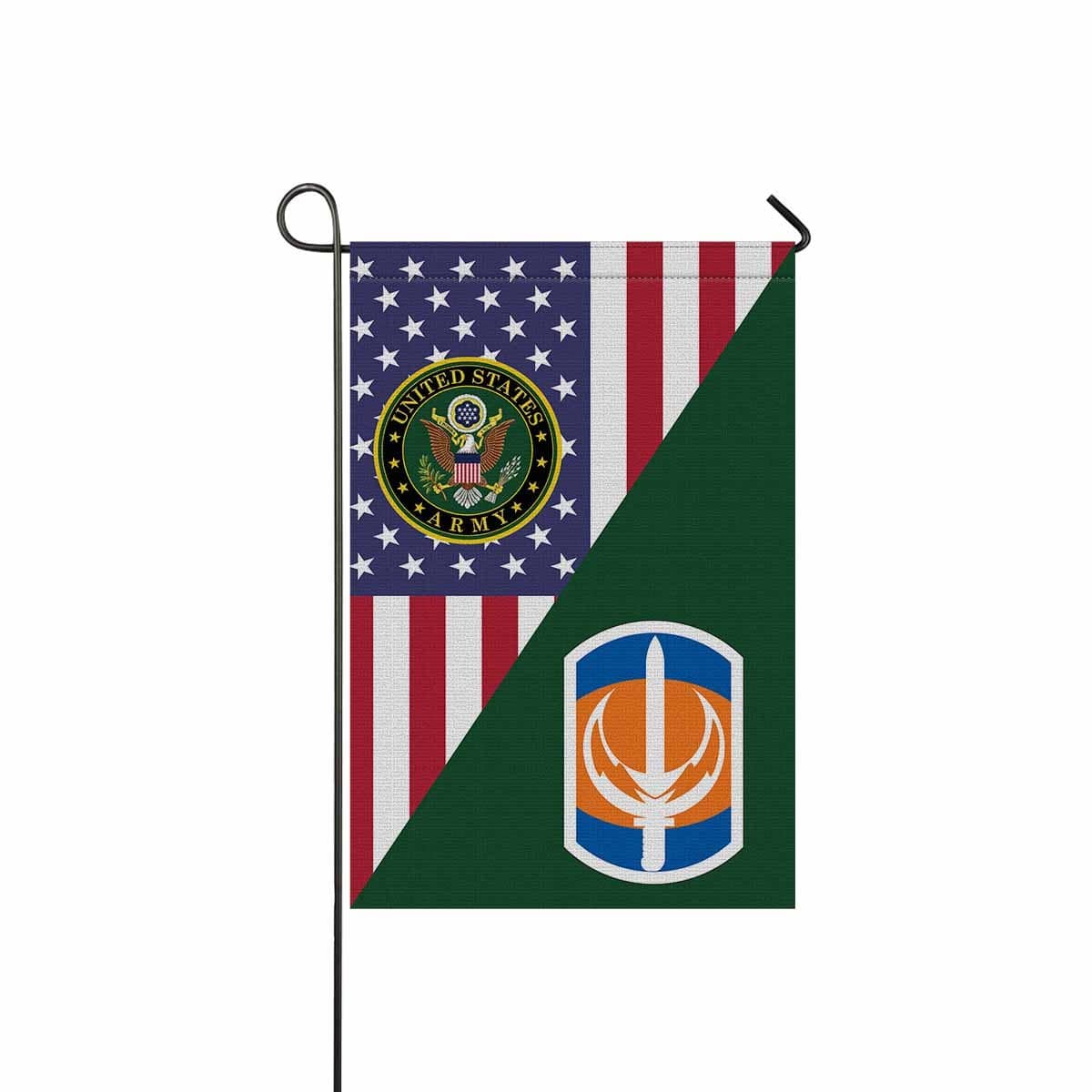 US ARMY 228 SIGNAL BRIGADE Garden Flag/Yard Flag 12 inches x 18 inches Twin-Side Printing-GDFlag-Army-CSIB-Veterans Nation