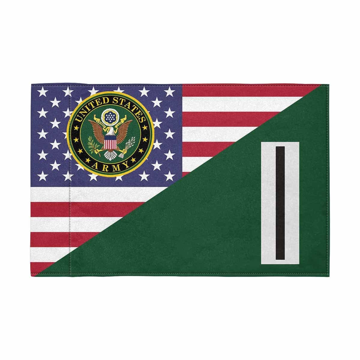 US Army W-5 Motorcycle Flag 9" x 6" Twin-Side Printing D01-Garden Flag-Veterans Nation