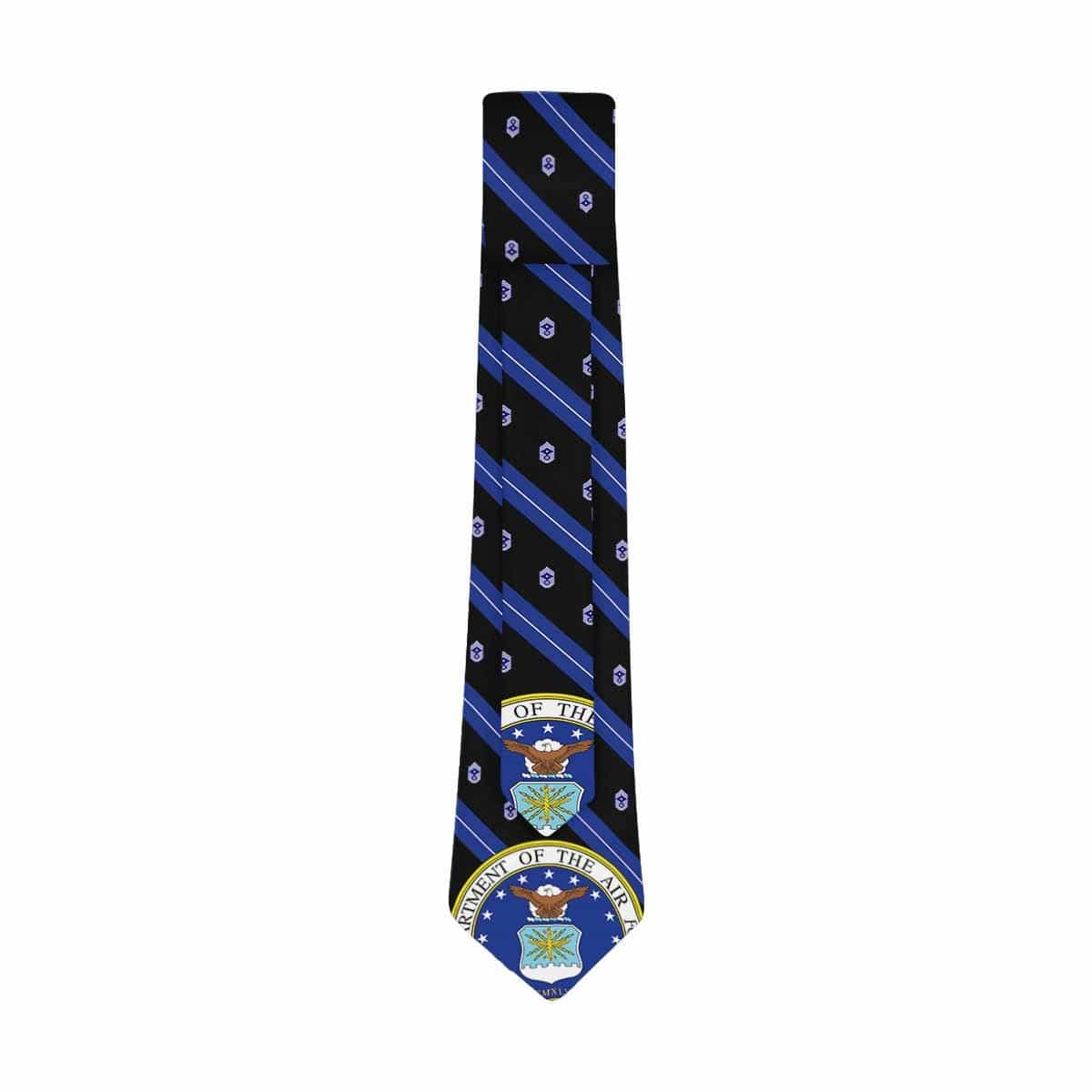 US Air Force E-9 CCM Classic Necktie (Two Sides)-Necktie-USAF-Ranks-Veterans Nation