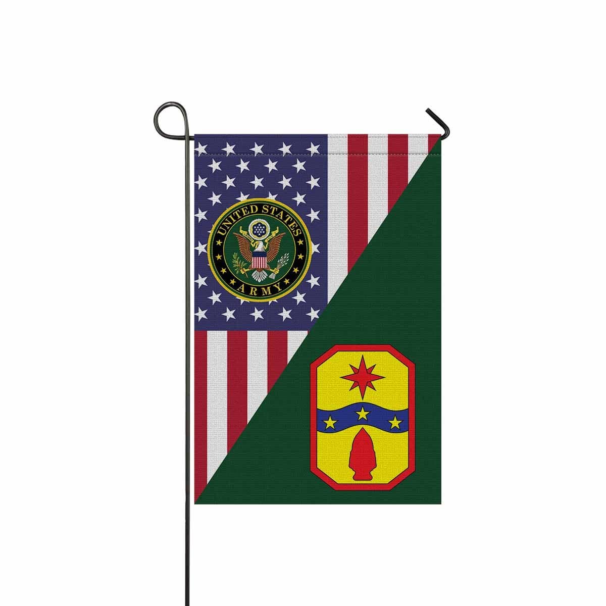 US ARMY 371ST SUSTAINMENT BRIGADE Garden Flag/Yard Flag 12 inches x 18 inches Twin-Side Printing-GDFlag-Army-CSIB-Veterans Nation