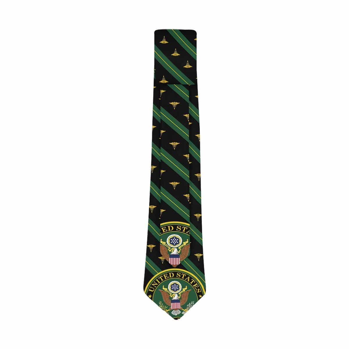 US Army Veterinary Corps Classic Necktie (Two Sides)-Necktie-Army-Branch-Veterans Nation