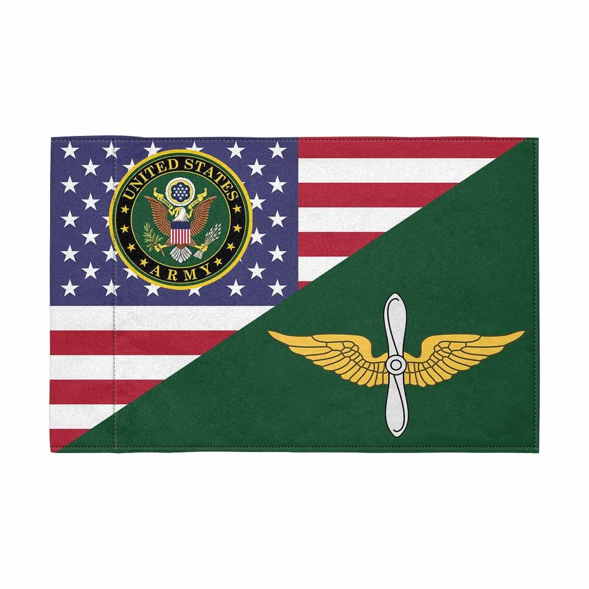 US Army Aviation Motorcycle Flag 9" x 6" Twin-Side Printing D01-Garden Flag-Veterans Nation