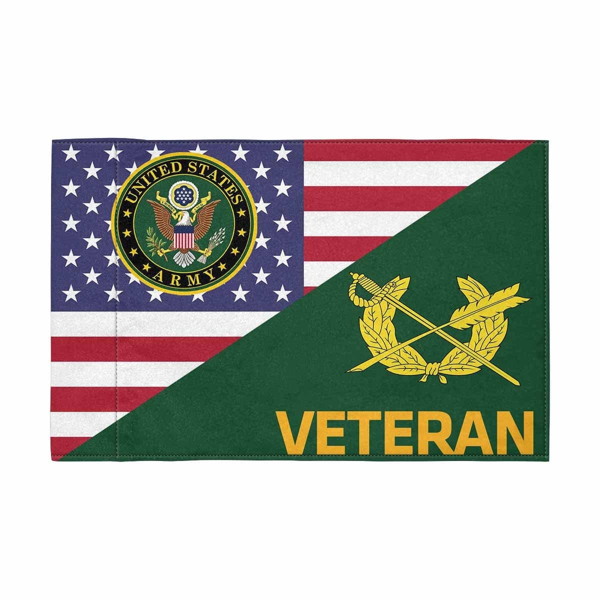 US Army Judge Advocate General_s Corps Veteran Motorcycle Flag 9" x 6" Twin-Side Printing D01-MotorcycleFlag-Army-Veterans Nation