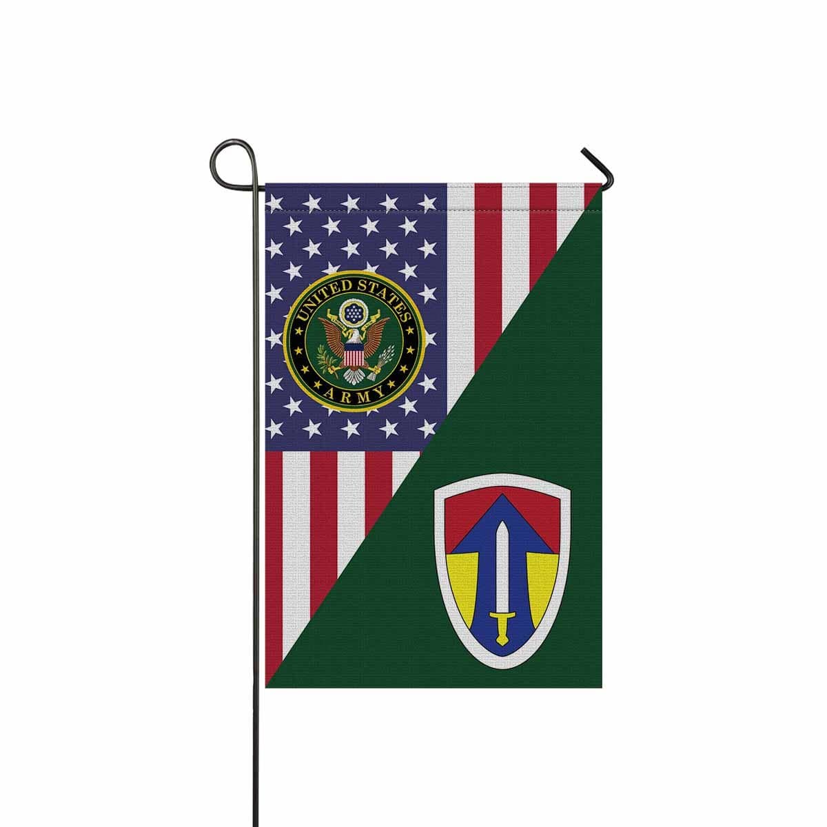 US ARMY 2 FIELD FORCE, VIETNAM Garden Flag/Yard Flag 12 inches x 18 inches Twin-Side Printing-GDFlag-Army-CSIB-Veterans Nation