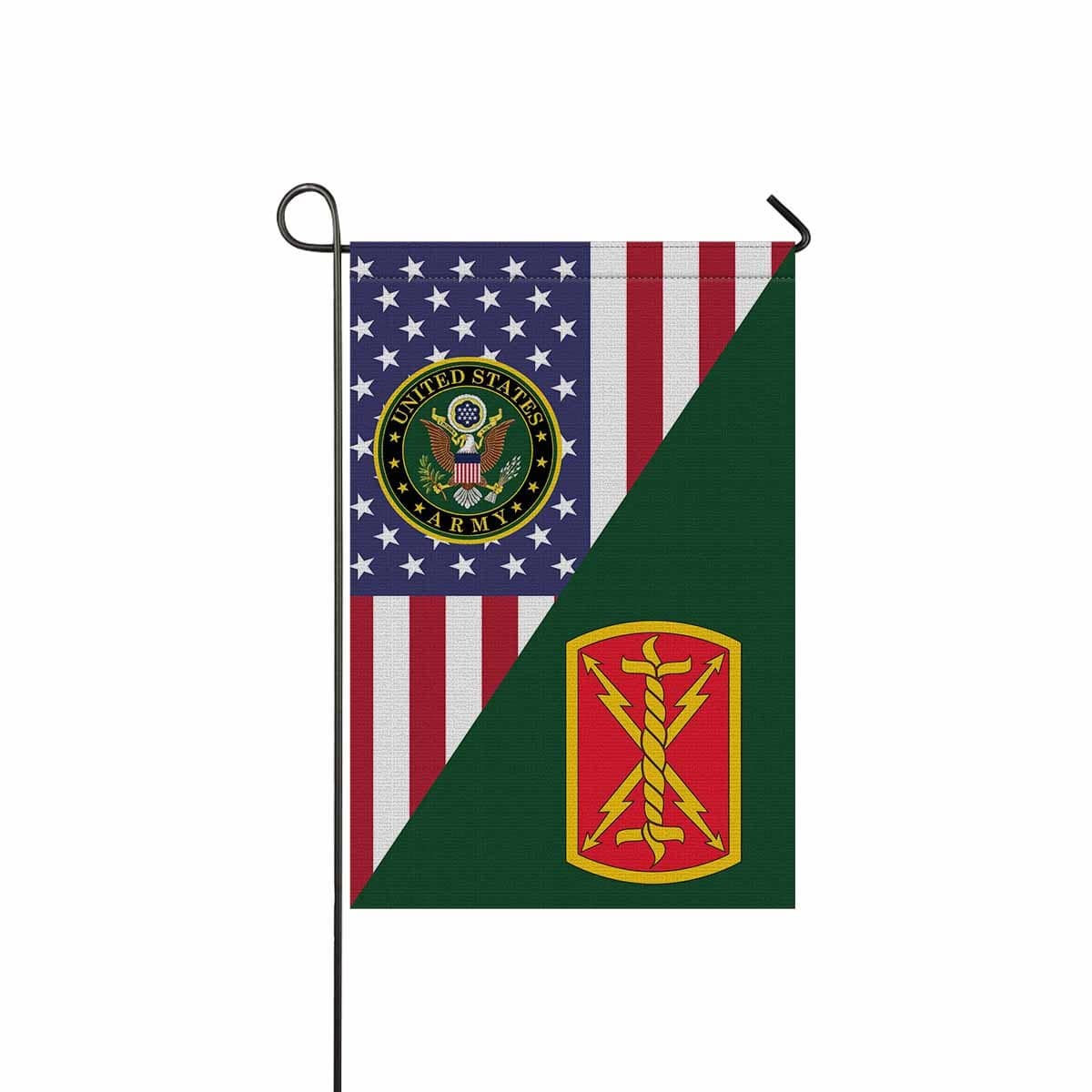 US ARMY 17TH FIRST ARTILLERY BRIGADE Garden Flag/Yard Flag 12 inches x 18 inches Twin-Side Printing-GDFlag-Army-CSIB-Veterans Nation