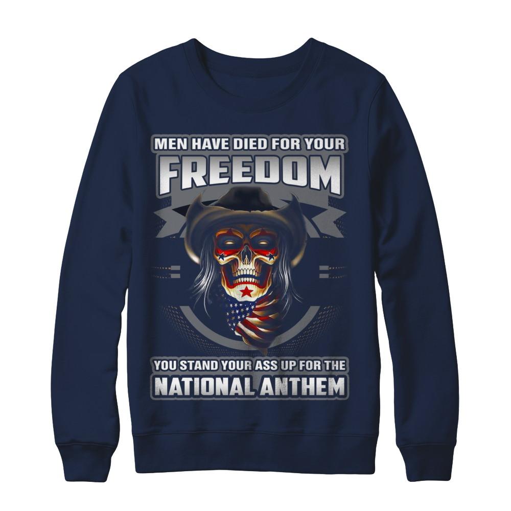 Military T-Shirt "Veteran Died For Your Freedom"-TShirt-General-Veterans Nation