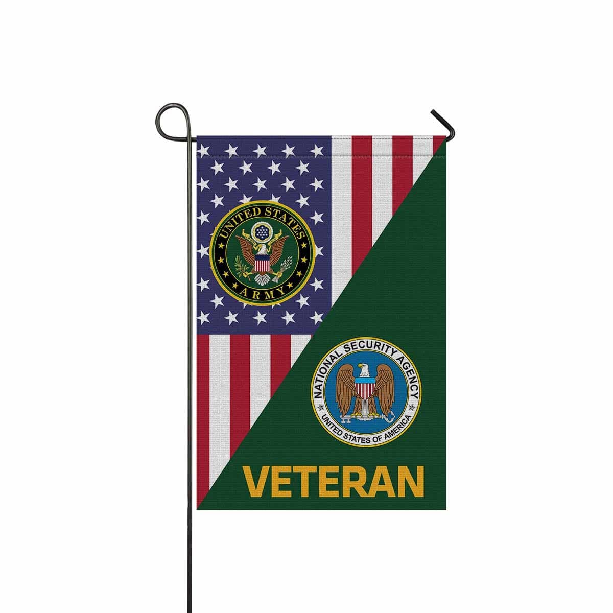 U.S National Security Agency Veteran Garden Flag/Yard Flag 12 Inch x 18 Inch Twin-Side Printing-GDFlag-Army-Branch-Veterans Nation