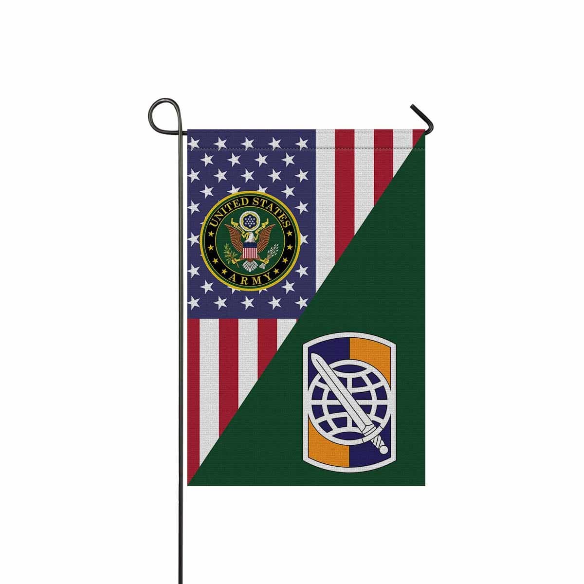 US ARMY 358TH CIVIL AFFAIRS BRIGADE Garden Flag/Yard Flag 12 inches x 18 inches Twin-Side Printing-GDFlag-Army-CSIB-Veterans Nation