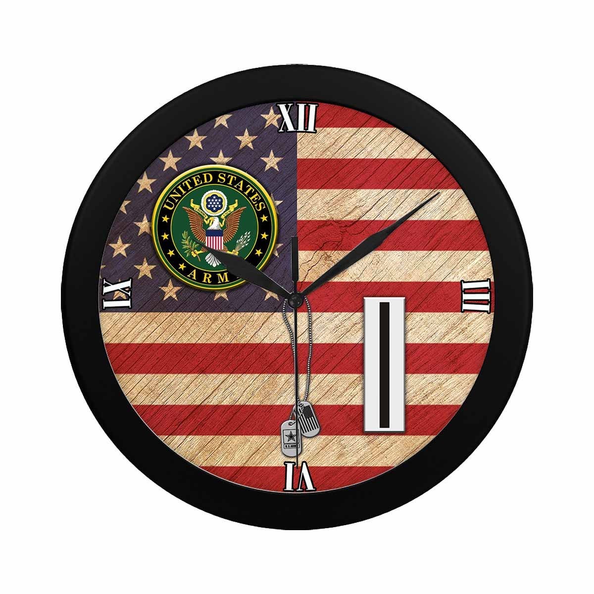 US Army W-5 Chief Warrant Officer 5 W5 CW5 Wall Clock-WallClocks-Army-Ranks-Veterans Nation